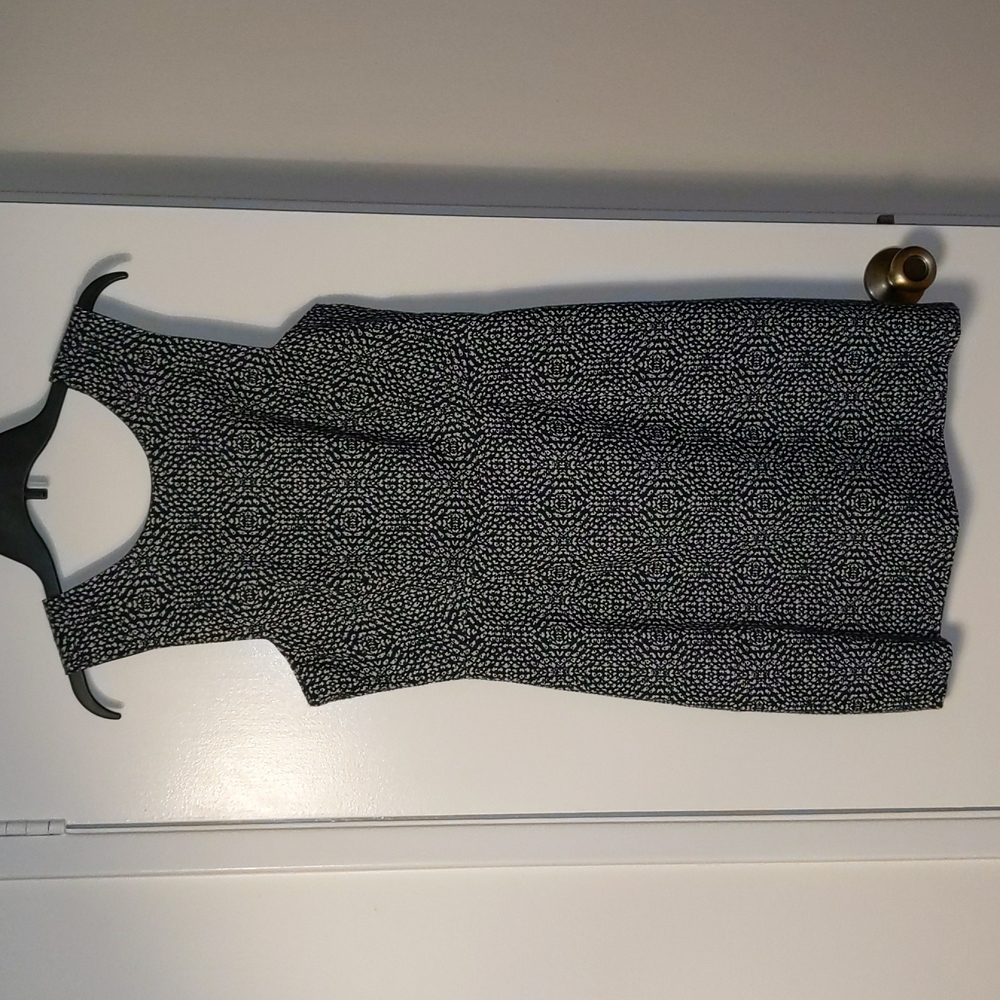 H&M, 10, blue tweed dress